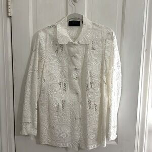 White button down top from the Carlisle collection, size 14